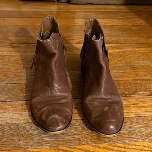 Lucky brand brown short boot size 6.5